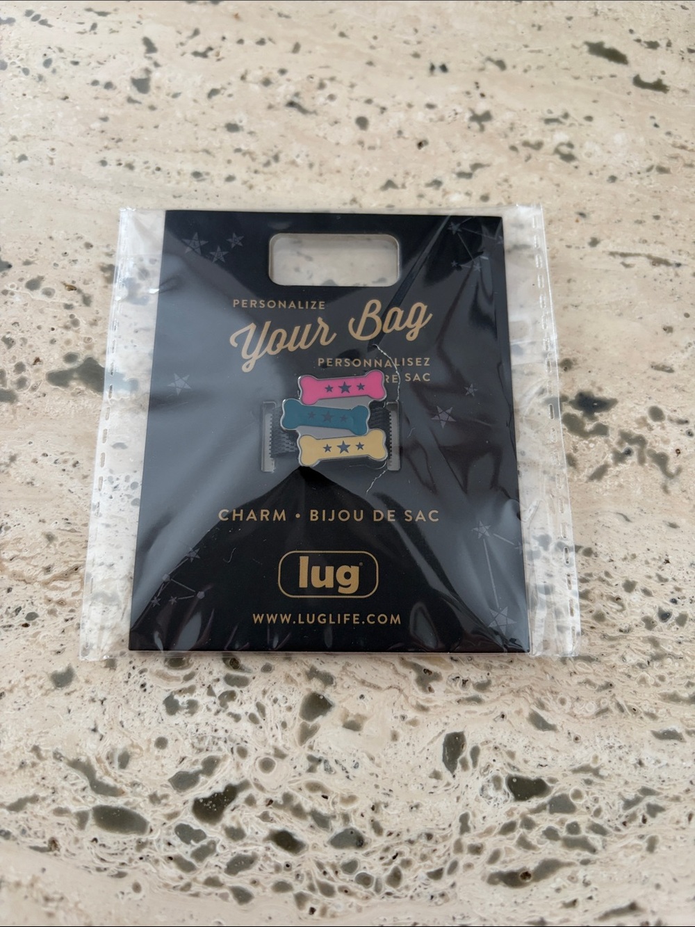 Lug Novelty Bag Charm Dog Bones - Picture 2 of 2